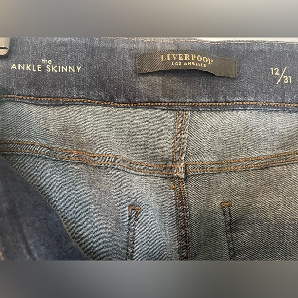 Liverpool LA Dark Blue Women's Skinny Jeans - Picture 4 of 4